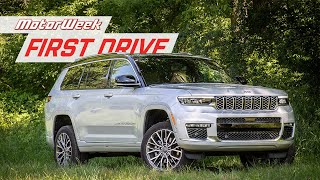 2021 Jeep Grand Cherokee L  MotorWeek First Drive [upl. by Annairol]