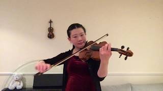 ABRSM Grade 4 Violin Exam 20202023 B3 Solveigs sang [upl. by Aihsal]