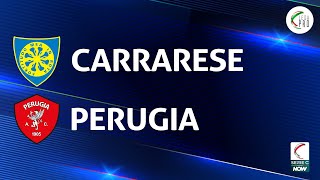 Carrarese  Perugia 10  Gli Highlights [upl. by Belloir34]