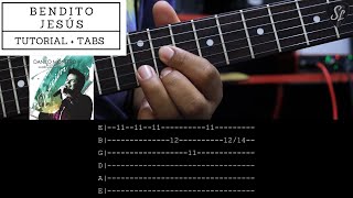 Bendito Jesús  Danilo Montero  Tutorial de Guitarra Eléctrica  Tablaturas y Acordes [upl. by Etnom997]