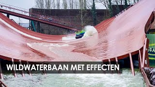 Bellewaerde Park test spectaculaire nieuwe wildwaterbaan Amazonia [upl. by Kciv]