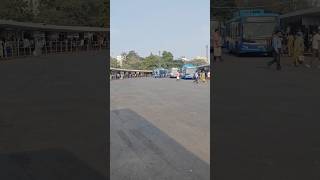 Unveiling the Future BMTCs brand new Tata Starbus EV departs from Kempegowda Bus stand [upl. by Nivlac]