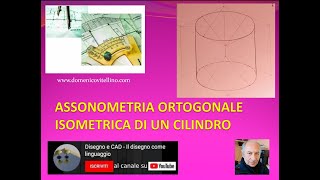 Assonometria ortogonale isometrica di un cilindro [upl. by Torras]