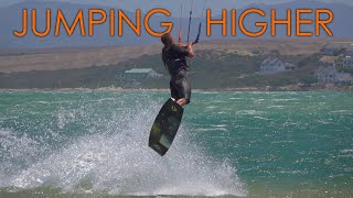 Jumping Higher Kiteboard Tutorial inc landing heli loops launching conditions amp safety [upl. by Rep]