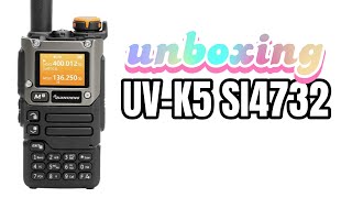 UVK5 SI4732 unboxing Quansheng première partie [upl. by Tilla]