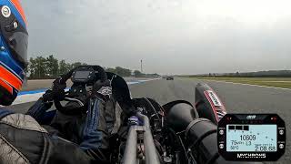 Assen Aug 2024 Race 1 Sam Moss 31 Div 1 Superkart [upl. by Arrahs]