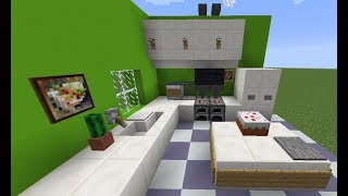 Minecraft Tutorial COZINHA MODERNA COMPLETA rápido e fácil [upl. by Eirrac415]