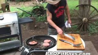 How to Grill Bacon Cheeseburgers  Recipe [upl. by Aurelia]