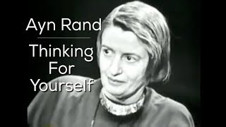 Ayn Rand on individualism vs collectivism [upl. by Eelarual440]