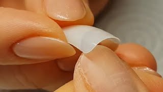 Żel na tipsie mlecznym krok po kroku  Nail Tips Extensions Step by Step Tutorial [upl. by Bonine]