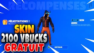 ce Skin a 2100 Vbucks GRATUIT sur Fortnite Saison 3 [upl. by Yannodrahc]