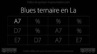 Blues Backing Track in A 90bpm [upl. by Otsuj]