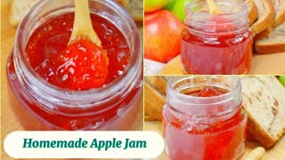 Easiest way to make homemade Apple jam  Market style apple jam  Breakfast kids special recipe [upl. by Eelyme]