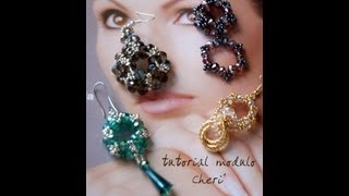 DIY Tutorial modulo quotCherìquot  per orecchini o bracciali [upl. by Hilaire]