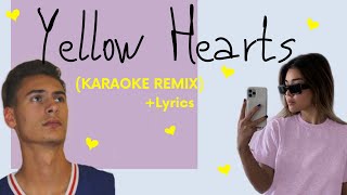 Ant Saunders ft Audrey Mika  Yellow Hearts KARAOKE [upl. by Ayortal]