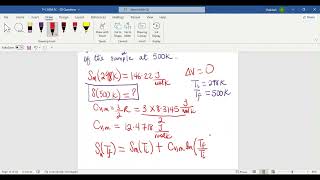 Determine the MOLAR ENTROPY of a Gas at a SPECIFIC TEMPERATURE at CONSTANT VOLUME  PHYSICAL CHEM [upl. by Arri]