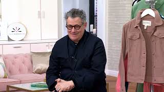 Isaac Mizrahi Live Bridgehampton Cotton Gauze Jacket on QVC [upl. by Azitram]