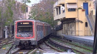 4K Athens 11thbatch stock  Piraeus line 1 [upl. by Eyla180]