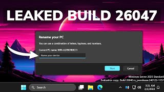 New Leaked Windows 11 Build 26047  New Features and Improvements [upl. by Namia244]