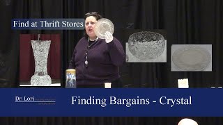 Secrets to Value Antique Crystal and Glass by Dr Lori [upl. by Anibla]