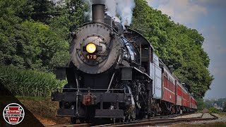 Norfolk amp Western 475 Late Summer Steam with the Mastodon 4K [upl. by Yleek]