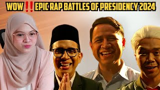 REACTION EPIC RAP BATTLES OF PRESIDENCY 2024  ANIES VS PRABOWO VS GANJAR‼️SPEECHLESS NONTONNYA😱 [upl. by Corie74]