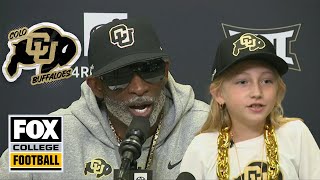 Press Conference Deion Sanders previews Colorado vs Baylor talks Travis Hunter  CFB on FOX [upl. by Yliram735]