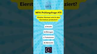 📚 MFA Prüfungsvorbereitung  Prüfungsfrage 75 [upl. by Nemrak]