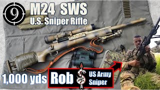 M24 SWS Sniper Weapon System 1000yds Practical Accuracy Feat Rob Ski  US Army Sniper [upl. by Publus212]