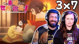 Megumin x Darkness Konosuba Season 3 Episode 7 Reaction  AVR2 [upl. by Aitam]