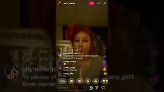 Karla mami rapping on livestream [upl. by Bodi]