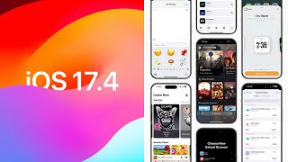 iOS 174 Every New Feature [upl. by Ennairol]