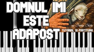 Domnul imi este adapost  Cetate tare in vreme rea PIANO TUTORIAL  PARTITURA Cristian Chifan [upl. by Stranger]