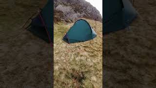 Blackbeck Tarn wild camping below Haystacks in the Lake District hiking travel camping wildcamp [upl. by Sonstrom]