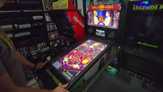 AtGames Legends Pinball 4K OTG VPX vs Stock Addams Family [upl. by Kcirrek]