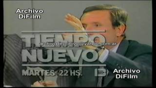 Promo Programa Tiempo Nuevo con Bernardo Neustadt y Mariano Grondona  DiFilm 1987 [upl. by Mahon]