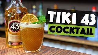 Licor 43  TASTY Tiki Cocktail Recipe  Easy Cocktail to Make at Home Bar  Steve the Barman [upl. by Rafter]