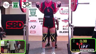 SA Classic Powerlifting Championships 2024  53kg 59kg 66kg  Youth [upl. by Eynaffit]