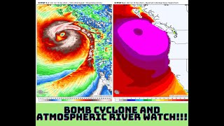 Pacific NW Atmospheric River and Bomb Cyclone Watch [upl. by Hoi]