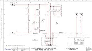 lecture des schémas électrique de lextrudicc variateur siemens [upl. by Anihpled]