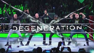 DX DGeneration X returns to RAW 2022 with The Kings Theme 25 years of DX Epic Entrances [upl. by Drucy479]