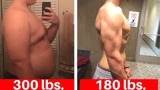 How To Lose 120 Pounds  From 300 lbs to 180 lbs [upl. by Annaeed]