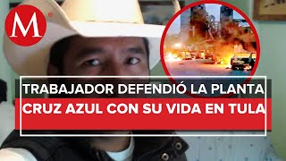 Familiares y amigos exigen justicia por la muerte de Misael trabajador en planta de Cruz Azul [upl. by Llenhoj]