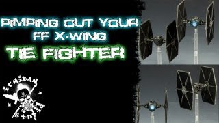 How to Paint a Fantasy Flight Xwing TIE FIGHTER [upl. by Coray]