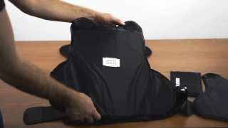 Armor Express Concealable Vest  Revolution  Removing and reinserting the ballistic panels [upl. by Beichner]