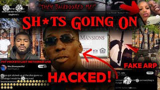 MarrV Instagram Gets Hacked REVEALING EVERYTHING Fat Pocketz Last IG Live amp AC640 Inside Beef [upl. by Inaboy909]