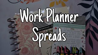 Work Spreads Before the Pen  Happy Planner BIG Dashboard Layout  Full Month of Decorated Pages [upl. by Perr443]