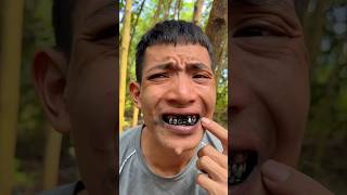 Oh Tooth Stain is Very Simple to Fix camping outdoors bushcraft survival [upl. by Aseiram]