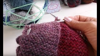 Part 2 Knitting Tutorial Harvest Cardigan Knit along [upl. by Lama89]