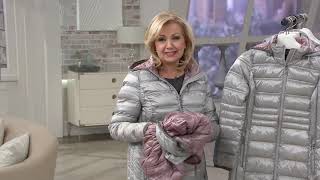 Nuage Quilted Packable Jacket with Removable Hood on QVC [upl. by Enal810]